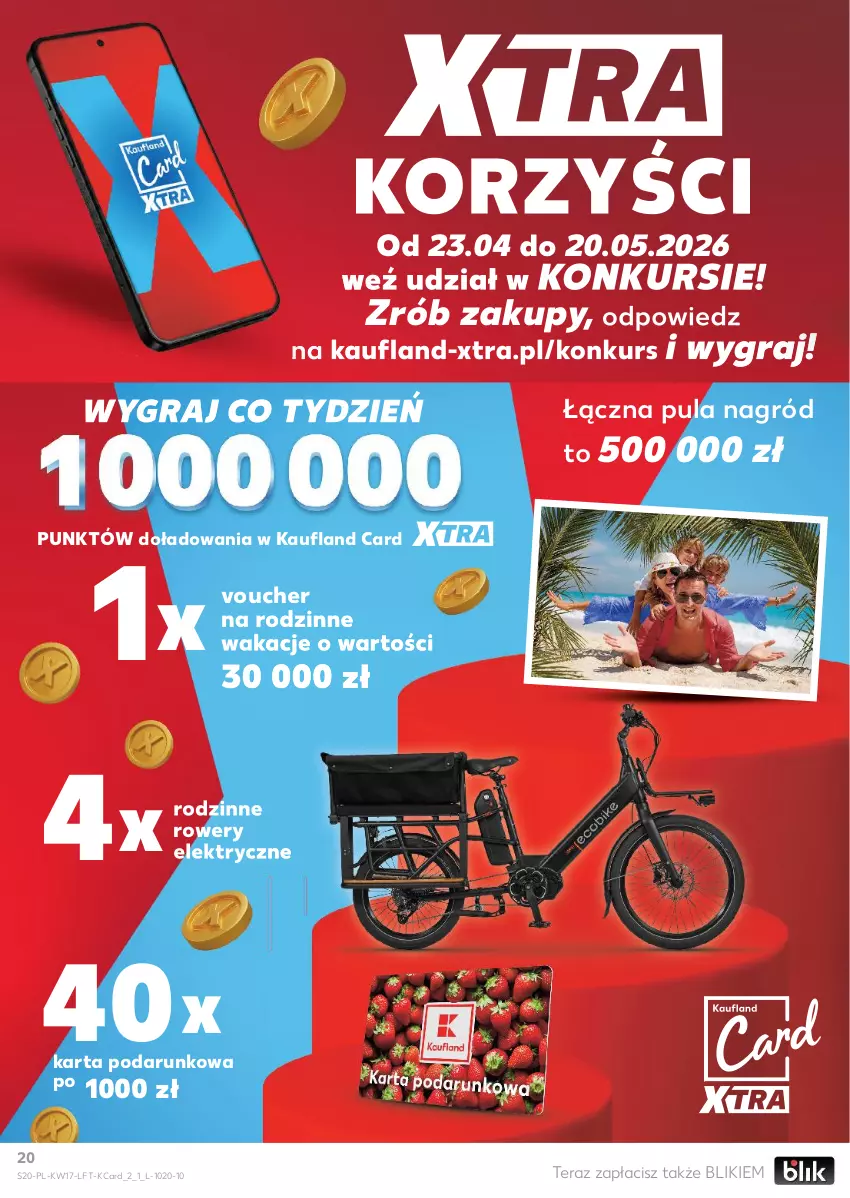 Gazetka promocyjna Kaufland - Gazetka tygodnia - ważna 23.04 do 28.04.2026 - strona 20 - produkty: Gra, Rower, Rowery elektryczne, Tera