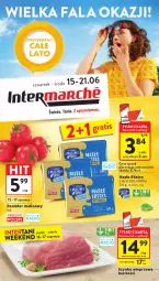 Gazetka promocyjna Intermarche - Gazetka Intermarche - Gazetka - ważna od 21.06 do 21.06.2023 - strona 1 - produkty: Gra, Szynka wieprzowa, Szynka, Masło, Pomidor malinowy