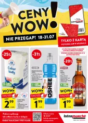 Gazetka promocyjna Intermarche - Gazetka - ważna od 31.07 do 31.07.2024 - strona 2 - produkty: Piwa, Piwo, Gra, Cukier, Diamant, Warka, Napój izotoniczny, Oshee, Napój