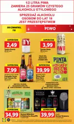 Gazetka promocyjna Lidl - GAZETKA - Gazetka - ważna od 10.12 do 10.12.2023 - strona 54 - produkty: Piwo, Ser, Por, Tyskie, Lack, Podkładka, Szklanka, Kieliszek, Podkład