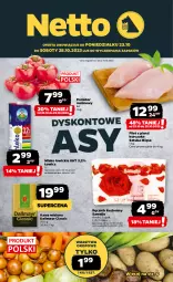 Gazetka promocyjna Netto - Artykuły spożywcze - Gazetka - ważna od 28.10 do 28.10.2023 - strona 1 - produkty: Kurczak, Warzywa, Filet z piersi kurczaka, Ręcznik kuchenny, Dallmayr, Kawa mielona, Kawa, Ręcznik, Rolki, Pomidor malinowy, Mleko
