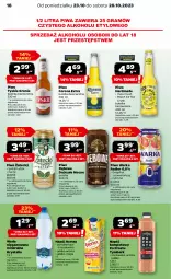 Gazetka promocyjna Netto - Artykuły spożywcze - Gazetka - ważna od 28.10 do 28.10.2023 - strona 18 - produkty: Piwa, Piwo, Gra, Ice tea, Tyskie, Warka, Corona Extra, Radler, Tymbark, Aronia, Woda niegazowana, Woda, Napój, Mięta, Grejpfrut, Hortex