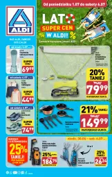 Gazetka promocyjna Aldi - Artykuły przemysłowe i tekstylia - Gazetka - ważna od 06.07 do 06.07.2024 - strona 1 - produkty: Sok, Koc, Buty, Stojak, Kurtka, Szczoteczka soniczna, Szczoteczka