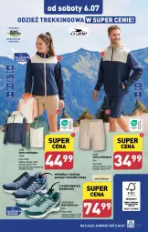 Gazetka promocyjna Aldi - Artykuły przemysłowe i tekstylia - Gazetka - ważna od 06.07 do 06.07.2024 - strona 11 - produkty: Top, Por, Buty, Szorty, Kurtka