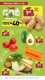 Gazetka promocyjna Aldi - Pełny katalog - Gazetka - ważna od 19.02 do 19.02.2022 - strona 2 - produkty: Warzywa, Ziemniaki, Owoce, Pomidory