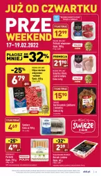 Gazetka promocyjna Aldi - Pełny katalog - Gazetka - ważna od 19.02 do 19.02.2022 - strona 23 - produkty: Mięso mielone, Ser, Parówki, Kaczka, Mięsne specjały, Lodówka, Tera, Boczek, Piekarnik, Sandacz, Mięso, Jabłka