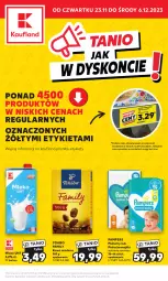 Gazetka promocyjna Kaufland - Kaufland - Gazetka - ważna od 06.12 do 06.12.2023 - strona 1 - produkty: Tchibo, Pampers, Pieluchy, Majtki, Kawa mielona, Kawa, Tchibo Family, Pieluchomajtki, Mleko, Fa