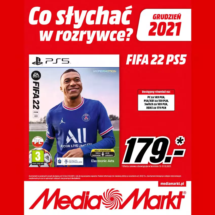 Gazetka promocyjna Media Markt - Gazetka Media Markt - ważna 01.12 do 31.12.2021 - strona 1