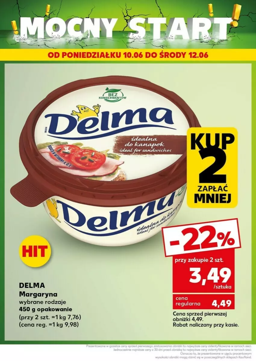 Gazetka promocyjna Kaufland - ważna 10.06 do 12.06.2024 - strona 12 - produkty: Delma, Margaryna, Ser