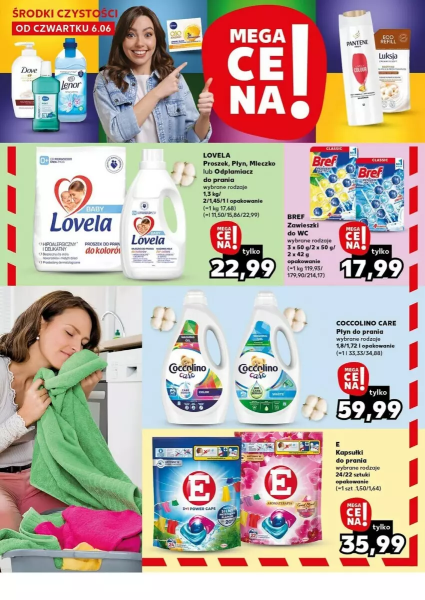 Gazetka promocyjna Kaufland - ważna 10.06 do 12.06.2024 - strona 13 - produkty: Coccolino, Kapsułki do prania, Lovela, Mleczko, Odplamiacz, Płyn do prania