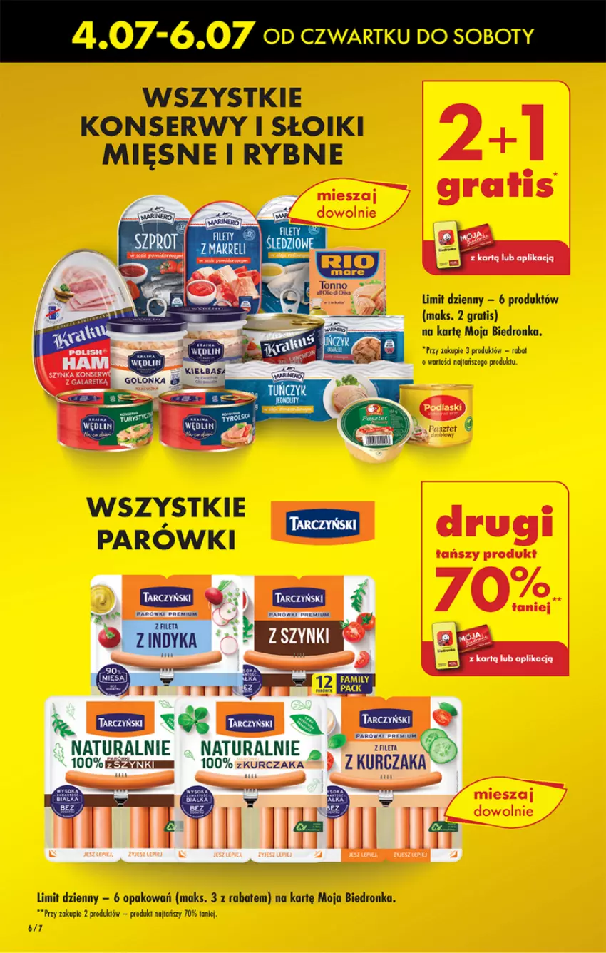 Gazetka promocyjna Biedronka - Od czwartku - ważna 04.07 do 10.07.2024 - strona 6 - produkty: Fa, Gra, Pasztet, Ser