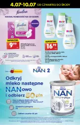 Gazetka promocyjna Biedronka - Od czwartku - Gazetka - ważna od 10.07 do 10.07.2024 - strona 51 - produkty: Płyn do kąpieli, HiPP, Por, O nas, NAN Optipro, Mleczko, Dzieci, Wkładki, Woda, Mleko, LG, Fa