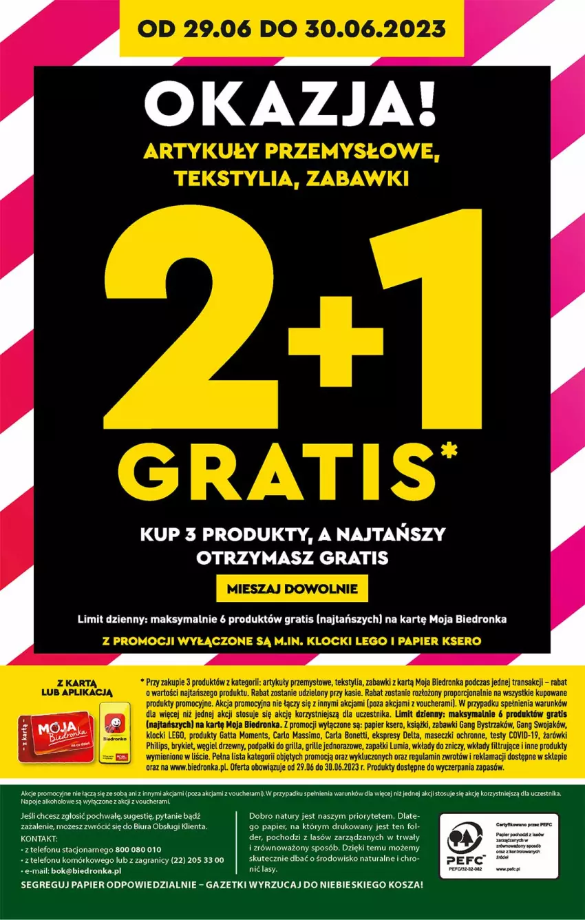 Gazetka promocyjna Biedronka - Od Czwartku - ważna 29.06 do 05.07.2023 - strona 56 - produkty: Fa, Gra, Kosz, LG, Napoje, Papier, Telefon