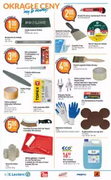 Gazetka promocyjna E Leclerc - Gazetka - ważna od 14.01 do 14.01.2023 - strona 10 - produkty: Folia malarska, Top, Noż, Papier, Rękawice lateksowe, Szczotka, Klej, Siatka, Wałek, Płyn zimowy, Tarcza tnąca, Rękawice, Szczotka druciana, Sznurek, Taśma pakowa, Kuweta