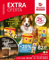 Gazetka promocyjna Selgros - Extra Oferta - Gazetka - ważna od 13.07 do 13.07.2022 - strona 1 - produkty: Piec, Kurczak, Warzywa, Kawa, Tran, Mięta, Pedigree, LG, Fa