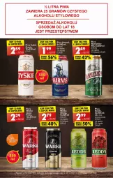 Gazetka promocyjna Biedronka - W tym tygodniu PN - Gazetka - ważna od 28.05 do 28.05.2022 - strona 43 - produkty: Piwa, Piwo, Gra, Namysłów, Tyskie, Warka, Redd's, Harnaś, Fa