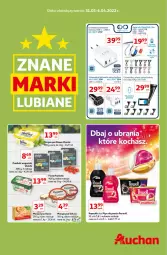 Gazetka promocyjna Auchan - Znane lubiane Marki Hipermarkety - Gazetka - ważna od 06.04 do 06.04.2022 - strona 1 - produkty: Płyn do prania, Ubrania, Koc, Rama, Warka, Margaryna, Perwoll, Delma, Flora, Kasia