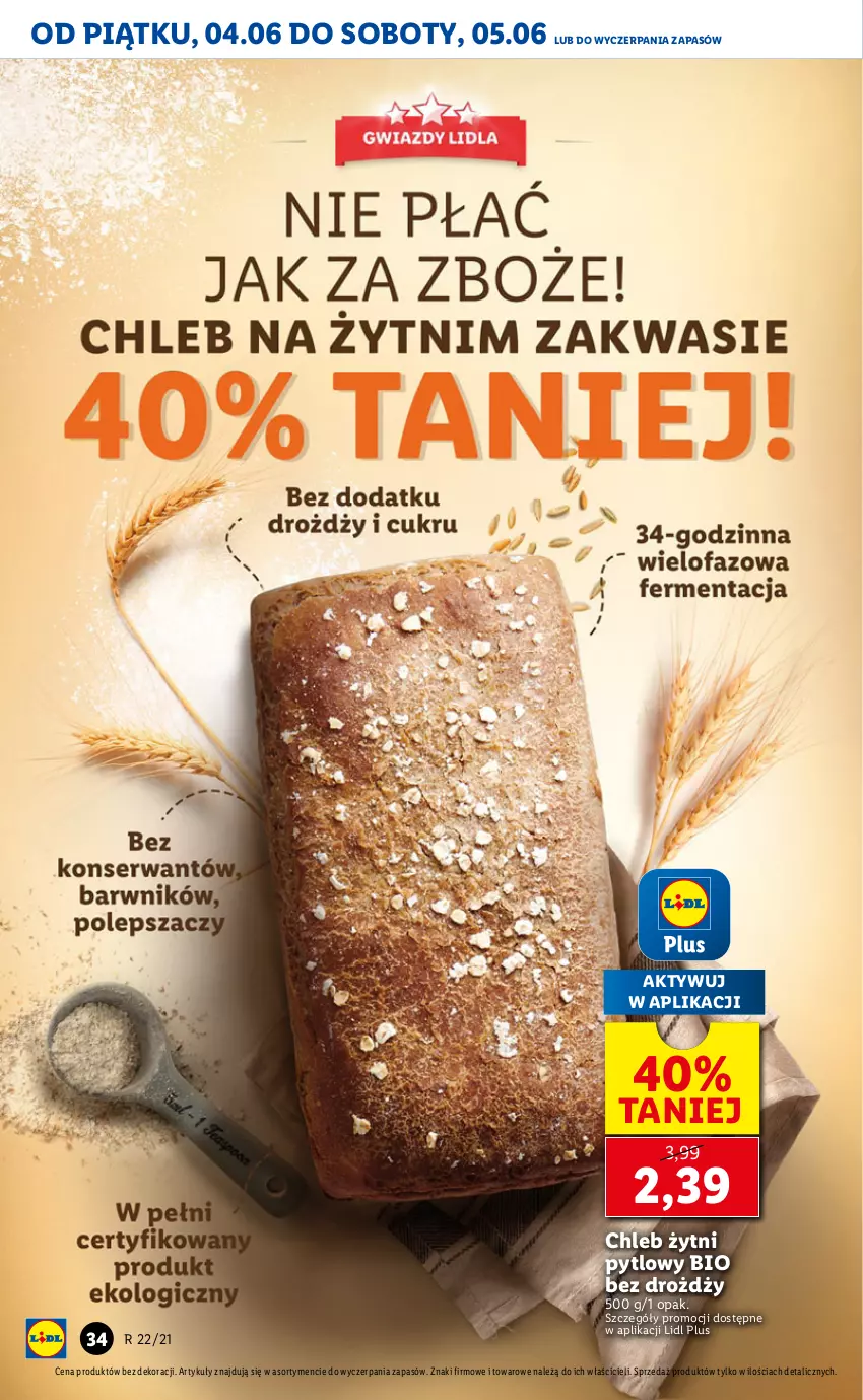 Gazetka promocyjna Lidl - GAZETKA - ważna 04.06 do 05.06.2021 - strona 34 - produkty: Chleb