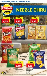 Gazetka promocyjna Lidl - GAZETKA - Gazetka - ważna od 05.06 do 05.06.2021 - strona 22 - produkty: Ketchup, Chipsy, Pizza, Crunchips, Lorenz