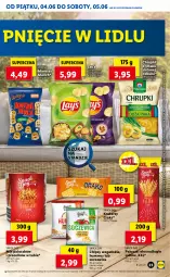 Gazetka promocyjna Lidl - GAZETKA - Gazetka - ważna od 05.06 do 05.06.2021 - strona 23 - produkty: Hummus, Mus, Chipsy, Chrupki, Przysnacki, Lorenz, Monster Munch, Lay’s, Krakersy