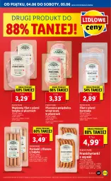 Gazetka promocyjna Lidl - GAZETKA - Gazetka - ważna od 05.06 do 05.06.2021 - strona 27 - produkty: Piec, Kurczak, Polędwica, Pur, Filet z piersi kurczaka, Parówki, Filet z piersi indyka, PIKOK, Frankfurterki