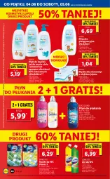 Gazetka promocyjna Lidl - GAZETKA - Gazetka - ważna od 05.06 do 05.06.2021 - strona 46 - produkty: Płyn do kąpieli, Domestos, Sos, Gra, Coccolino, Mleczko, Płyn do płukania, Szampon, Limonka, Dzieci, Mydło, Olej