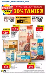 Gazetka promocyjna Lidl - GAZETKA - Gazetka - ważna od 05.06 do 05.06.2021 - strona 52 - produkty: Kurczak, Pur, Pasztet, Wieprzowina, Wołowina, Sucha karma