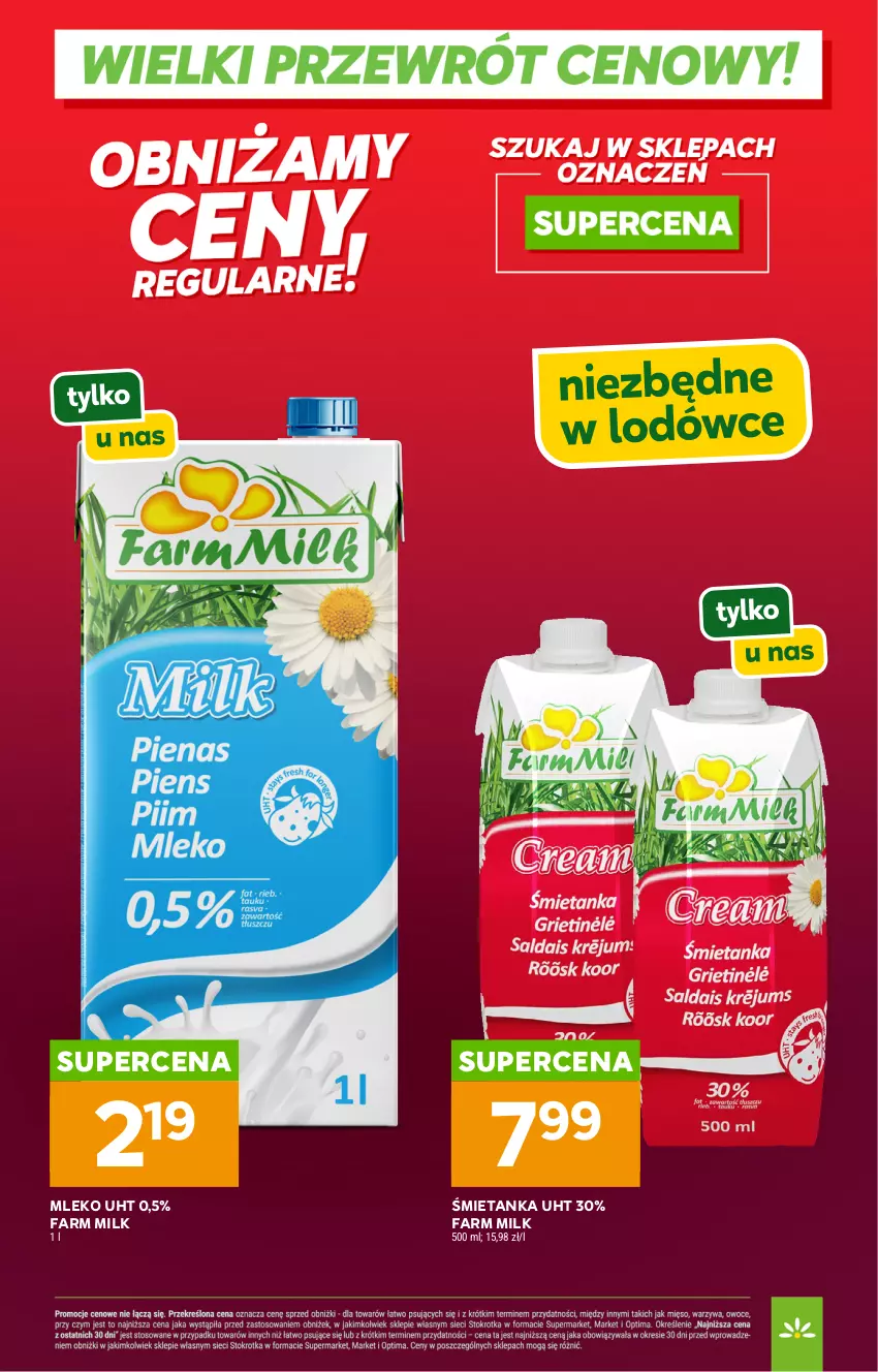 Gazetka promocyjna Stokrotka - Wielki przewrót cenowy - ważna 10.04 do 30.04.2026 - strona 2 - produkty: Fa, Farm Milk, Mleko