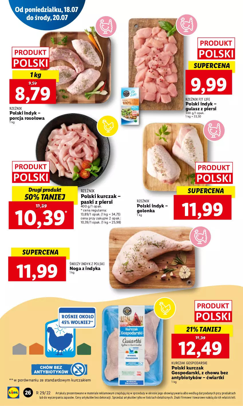 Gazetka promocyjna Lidl - GAZETKA - ważna 18.07 do 20.07.2022 - strona 26 - produkty: Kurczak, Por