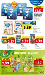 Gazetka promocyjna Lidl - GAZETKA - Gazetka - ważna od 20.07 do 20.07.2022 - strona 49 - produkty: Sok, Ryż, Mus, Gerber, O nas, Dzieci, Kubuś, Woda, Nestlé, Mleko, BEBILON