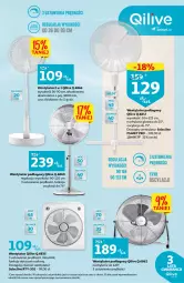 Gazetka promocyjna Auchan - Gazetka Wentylatory Qilive by AUCHANLAB Hipermarket Auchan - Gazetka - ważna od 04.06 do 04.06.2023 - strona 3 - produkty: Sok, Clin, O nas, LANA, Akumulator