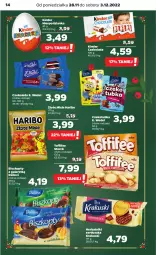 Gazetka promocyjna Netto - Artykuły spożywcze - Gazetka - ważna od 03.12 do 03.12.2022 - strona 14 - produkty: Krakus, Ser, Dell, Lovi, Herbatniki, Czekolada, Toffifee, E. Wedel, Gala, Haribo, Krakuski, Biszkopty, Kinder