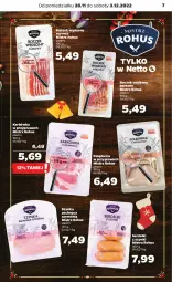 Gazetka promocyjna Netto - Artykuły spożywcze - Gazetka - ważna od 03.12 do 03.12.2022 - strona 7 - produkty: Polędwica, Ser, Serdelki, Szynka, Boczek