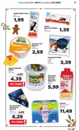 Gazetka promocyjna Netto - Artykuły spożywcze - Gazetka - ważna od 03.12 do 03.12.2022 - strona 9 - produkty: Mozzarella, Ser, Gra, Piątnica, Jogurt, Mlekovita, Actimel, NaTurek, Deser, Mleczna kanapka, Kinder, Mleko
