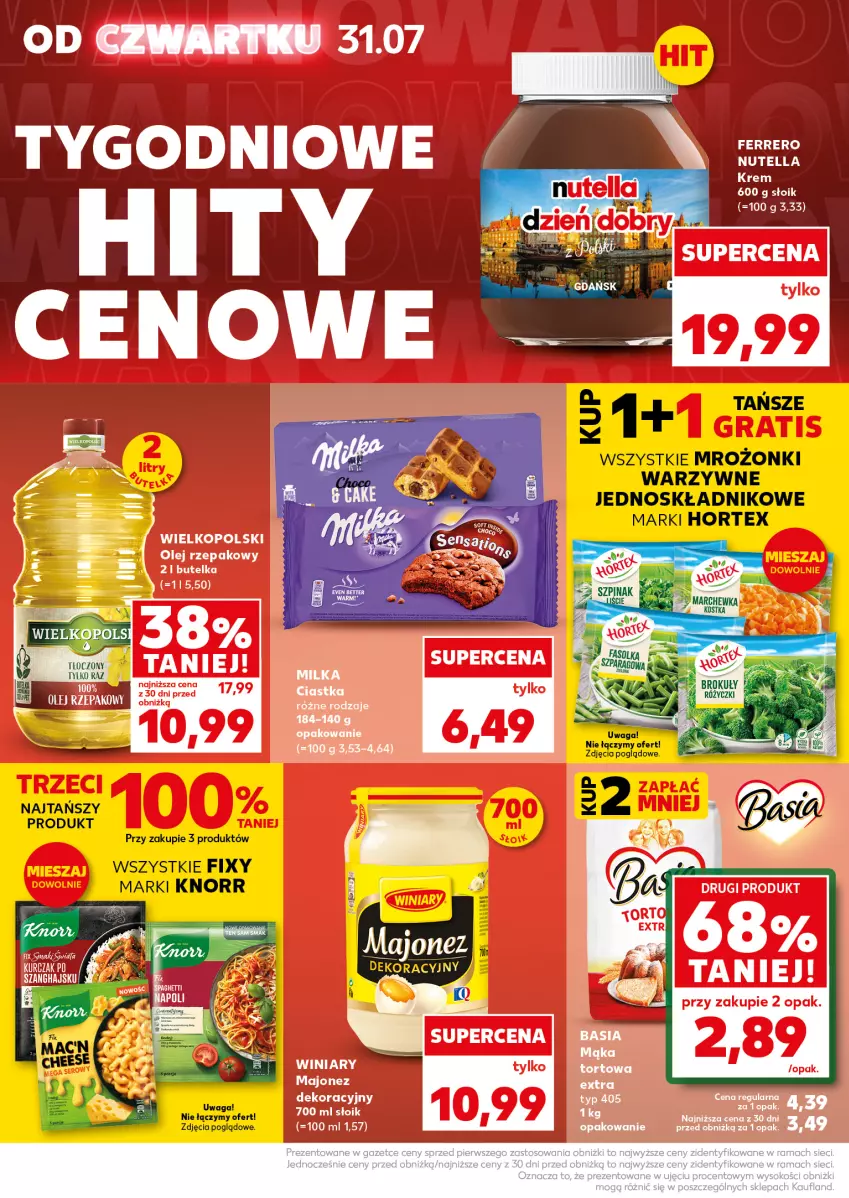 Gazetka promocyjna Kaufland - Mocny Start - ważna 04.08 do 06.08.2025 - strona 6 - produkty: Fa, Ferrero, Majonez, Nutella, Olej, Olej rzepakowy, Winiary
