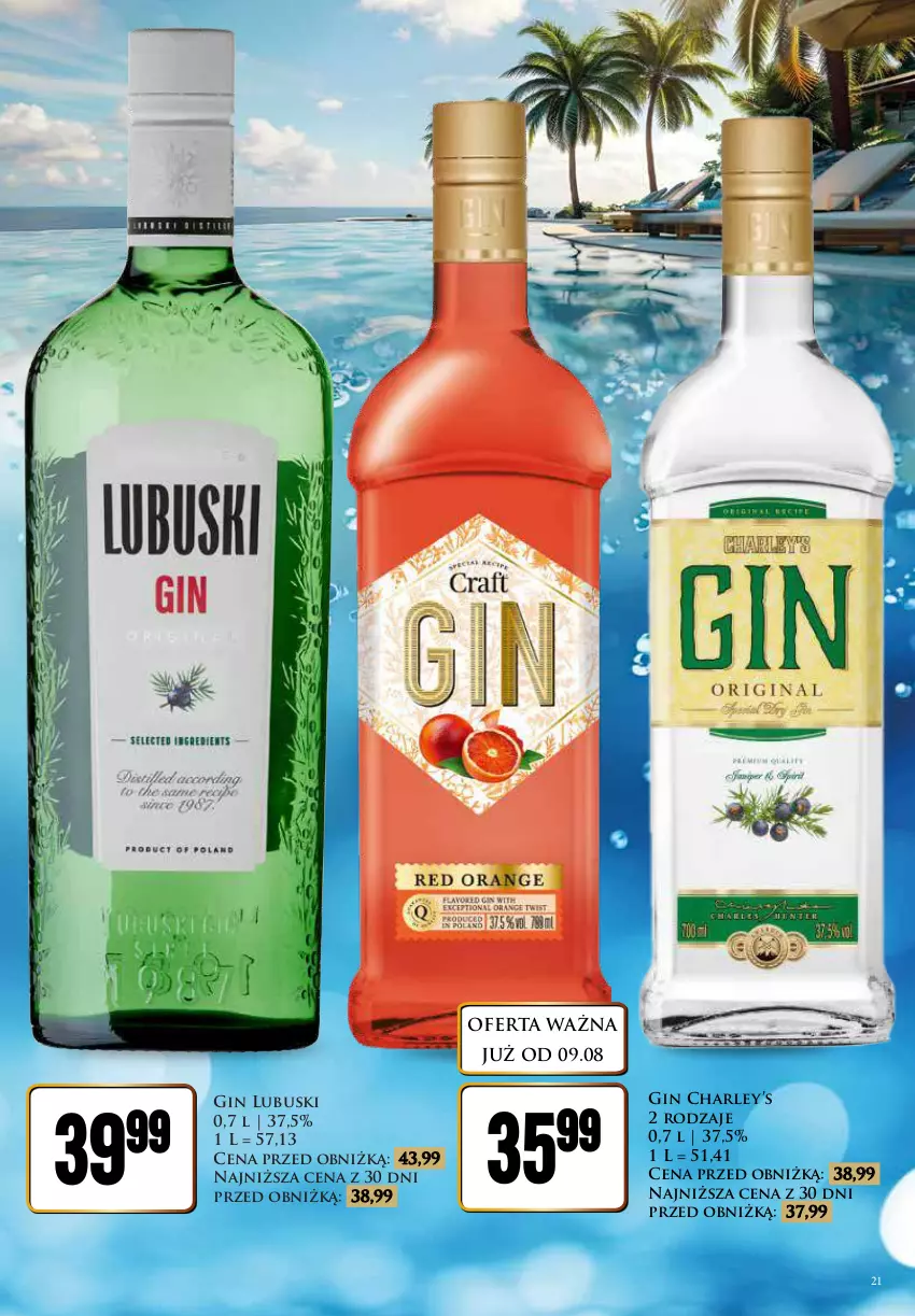 Gazetka promocyjna Dino - Katalog alkoholowy / sierpień 2024 - ważna 09.08 do 17.08.2024 - strona 21 - produkty: Gin