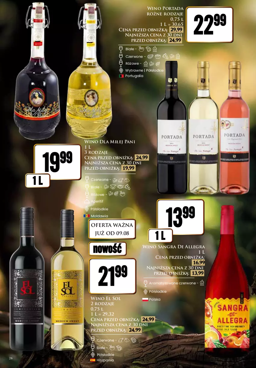 Gazetka promocyjna Dino - Katalog alkoholowy / sierpień 2024 - ważna 09.08 do 17.08.2024 - strona 26 - produkty: Gra, Por, Portada, Wino