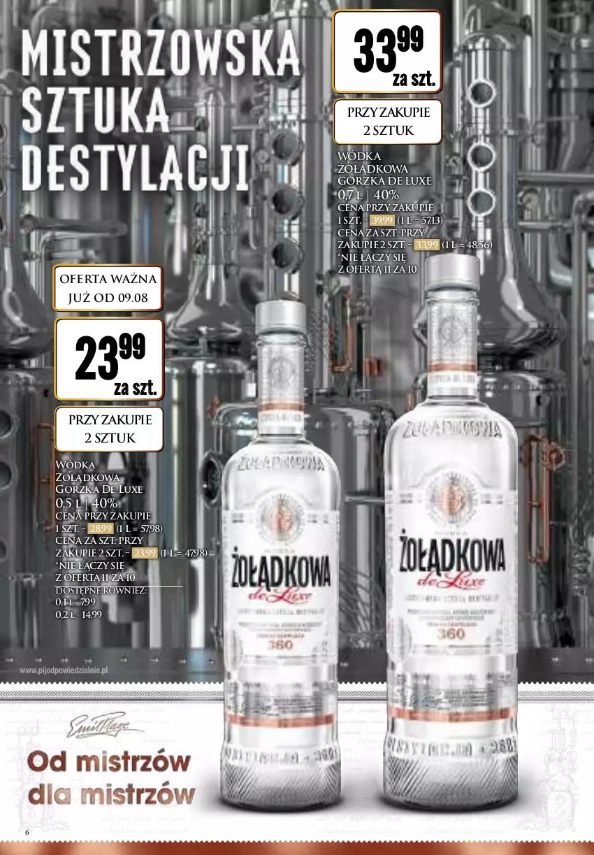 Gazetka promocyjna Dino - Katalog alkoholowy / sierpień 2024 - ważna 09.08 do 17.08.2024 - strona 6 - produkty: Wódka