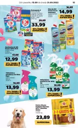 Gazetka promocyjna Netto - Artykuły spożywcze - Gazetka - ważna od 21.09 do 21.09.2022 - strona 15 - produkty: Domestos, Pur, Zawieszka do wc, Bref, Air Wick, Proszek do prania, Odświeżacz powietrza, Płyn do wc, Kapsułki do prania, Pedigree