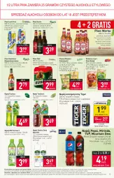 Gazetka promocyjna Stokrotka - Supermarket - Gazetka - ważna od 05.07 do 05.07.2023 - strona 14 - produkty: Piwa, Piwo, Warzywa, Por, Gra, 7up, Napój energetyczny, Kasztelan, Chipsy, Mirinda, Warka, Pepsi, Tiger, Tymbark, Owoce, Karmi, Lay’s, Napój, Krakersy, Mięso, Fa