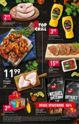 Gazetka promocyjna Stokrotka - Supermarket - Gazetka - ważna od 05.07 do 05.07.2023 - strona 7 - produkty: Warzywa, Top, Sok, Mus, Węgiel drzewny, Sokołów, Zapalarka, Owoce, Kiełbasa biała, Grill, Kiełbasa, Mięso, Musztarda