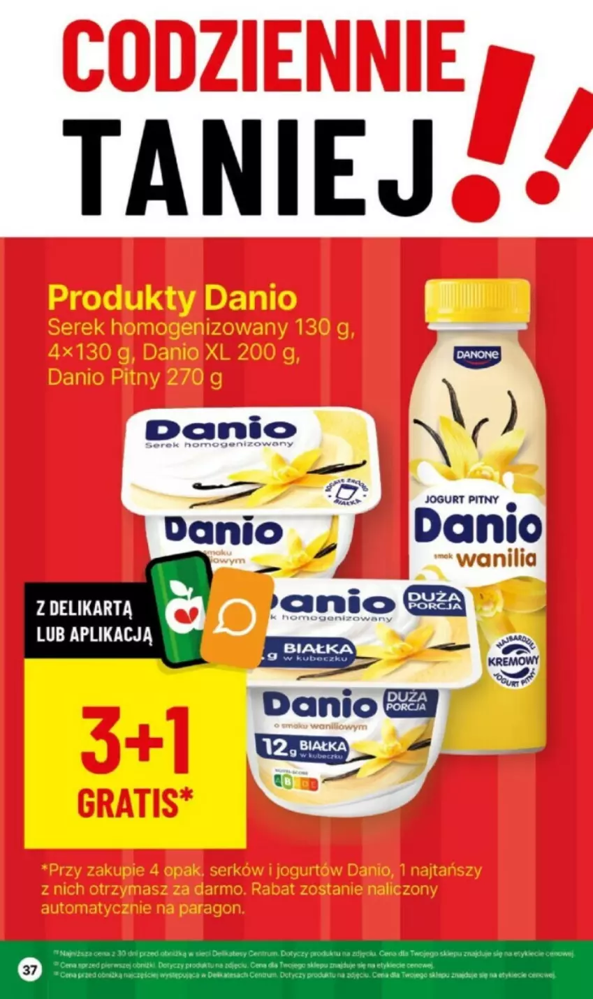 Gazetka promocyjna Delikatesy Centrum - ważna 18.03 do 24.03.2024 - strona 31 - produkty: Danio, Jogurt, Jogurt pitny