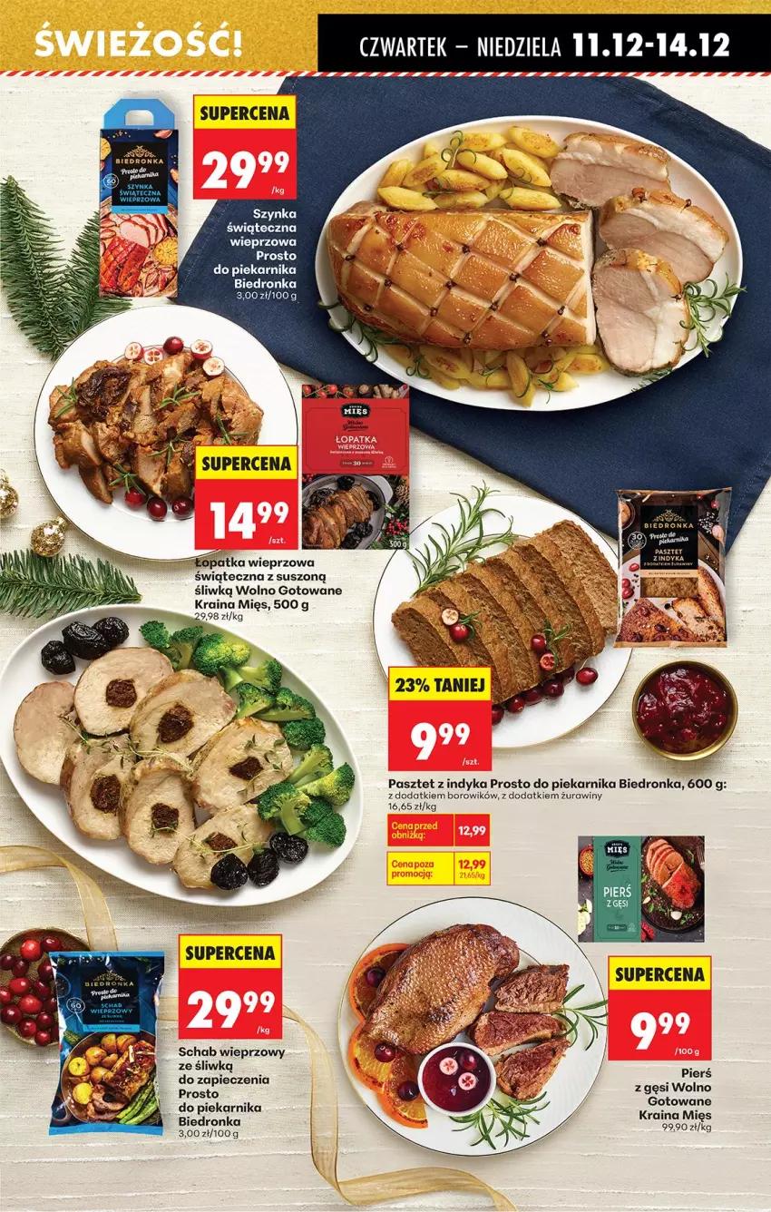 Gazetka promocyjna Biedronka - Od Czwartku - ważna 11.12 do 17.12.2025 - strona 34 - produkty: Pasztet, Pasztet z indyka, Piec, Piekarnik, Schab wieprzowy, Szynka