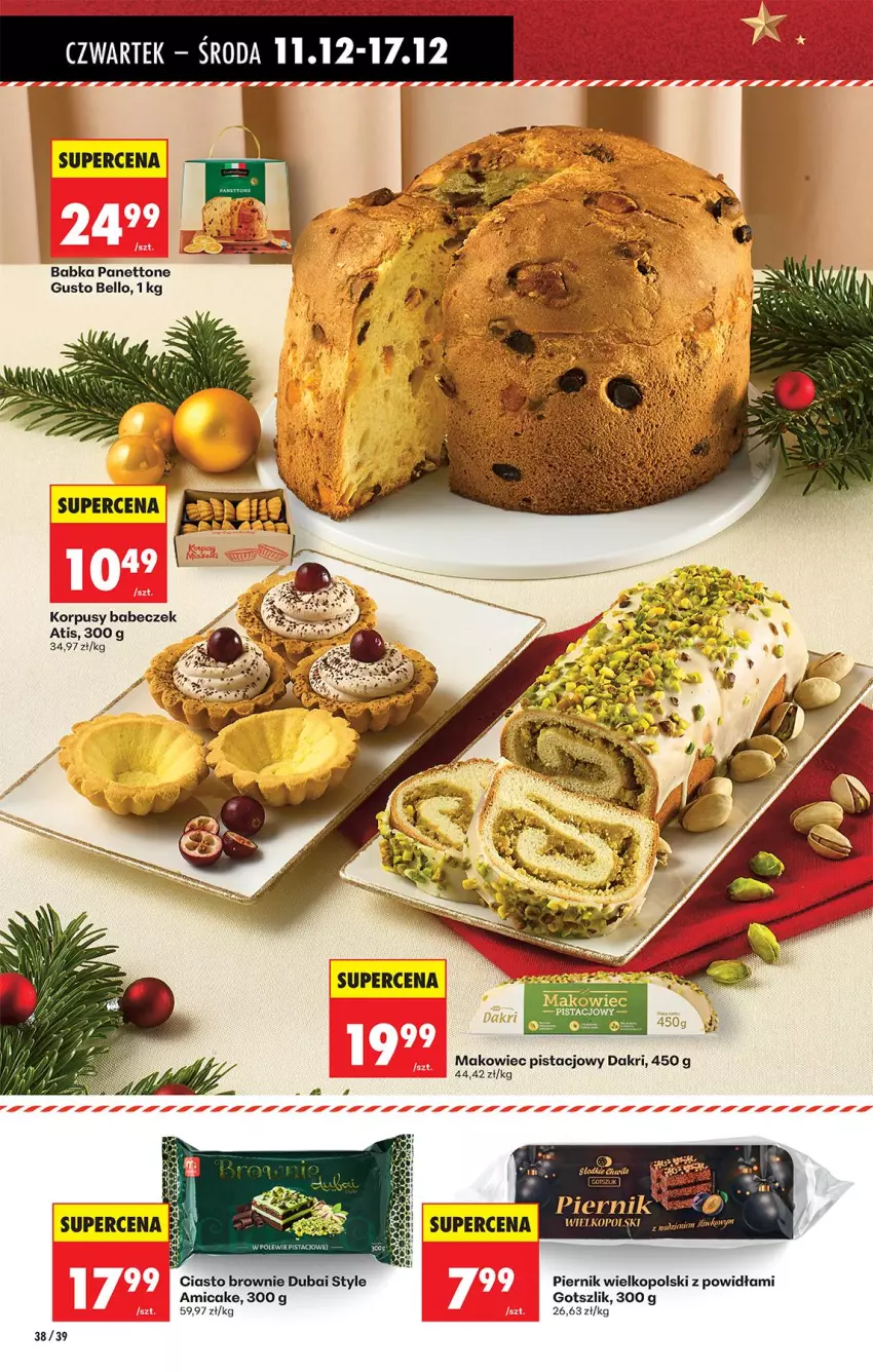 Gazetka promocyjna Biedronka - Od Czwartku - ważna 11.12 do 17.12.2025 - strona 49 - produkty: Amica, Babka, Bell, Brownie, Korpusy, Makowiec, Piernik