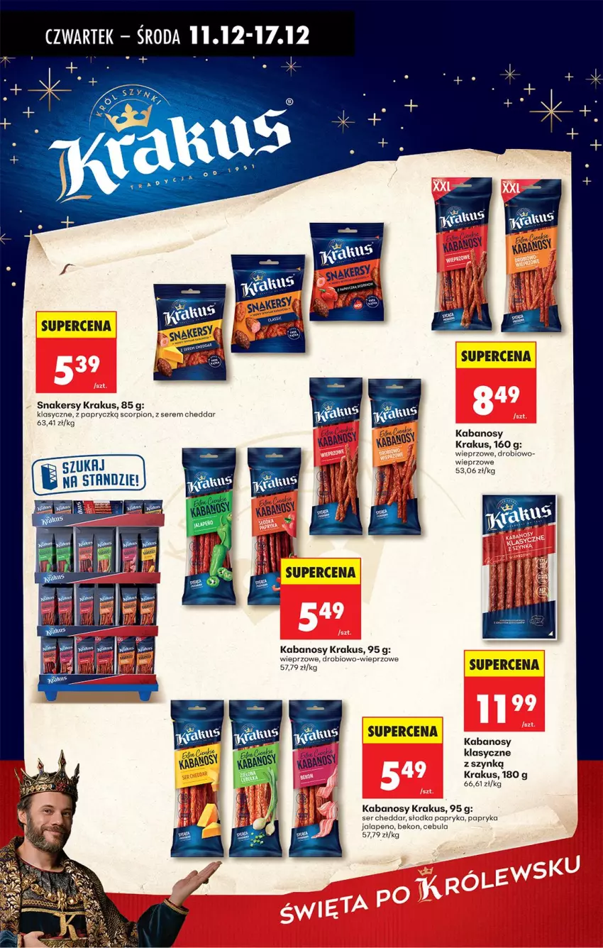 Gazetka promocyjna Biedronka - Od Czwartku - ważna 11.12 do 17.12.2025 - strona 57 - produkty: Beko, Cebula, Cheddar, Kabanos, Krakus, Papryka, Ser