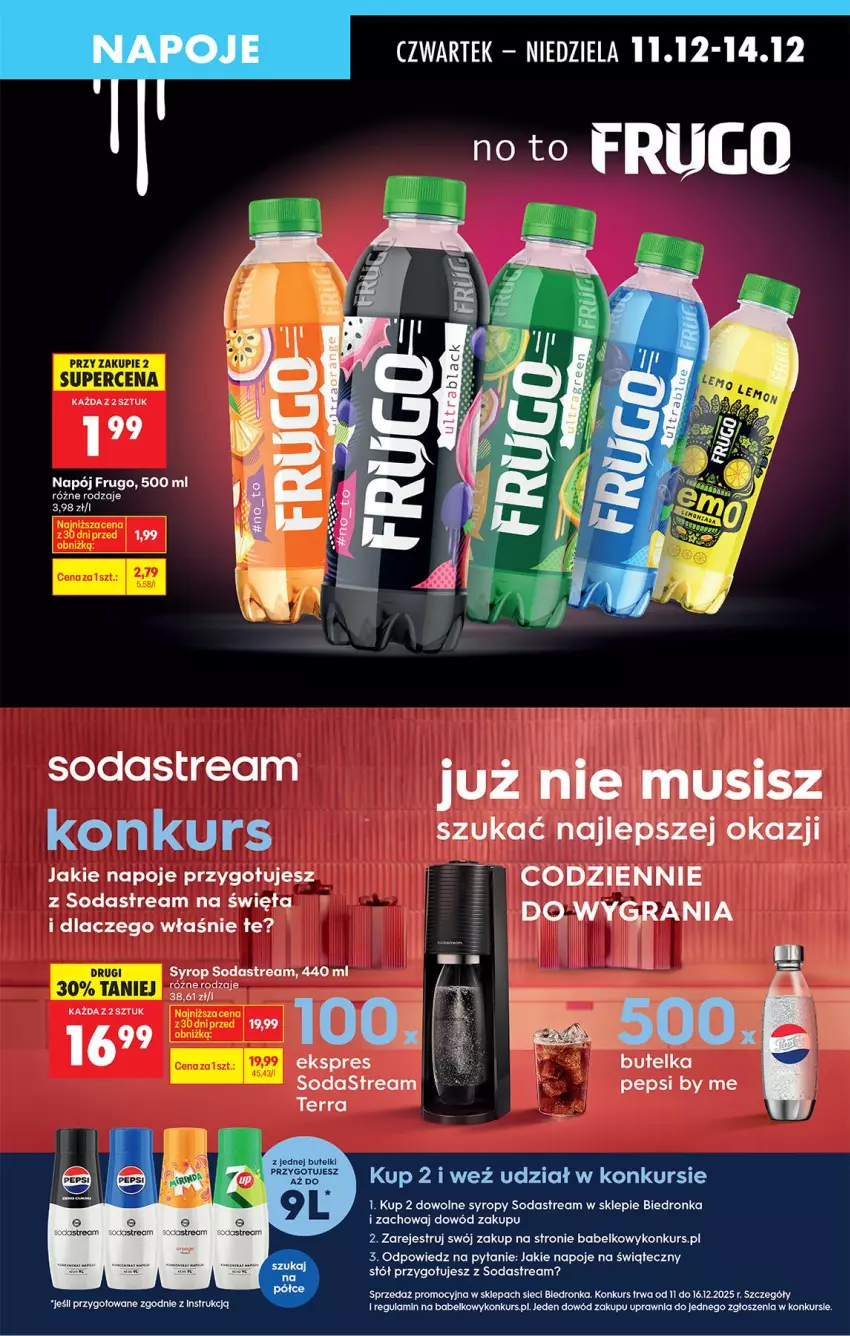 Gazetka promocyjna Biedronka - Od Czwartku - ważna 11.12 do 17.12.2025 - strona 68 - produkty: BIC, Fa, Mus, Napój, Napoje, Pepsi, Stół, Syrop, Syropy