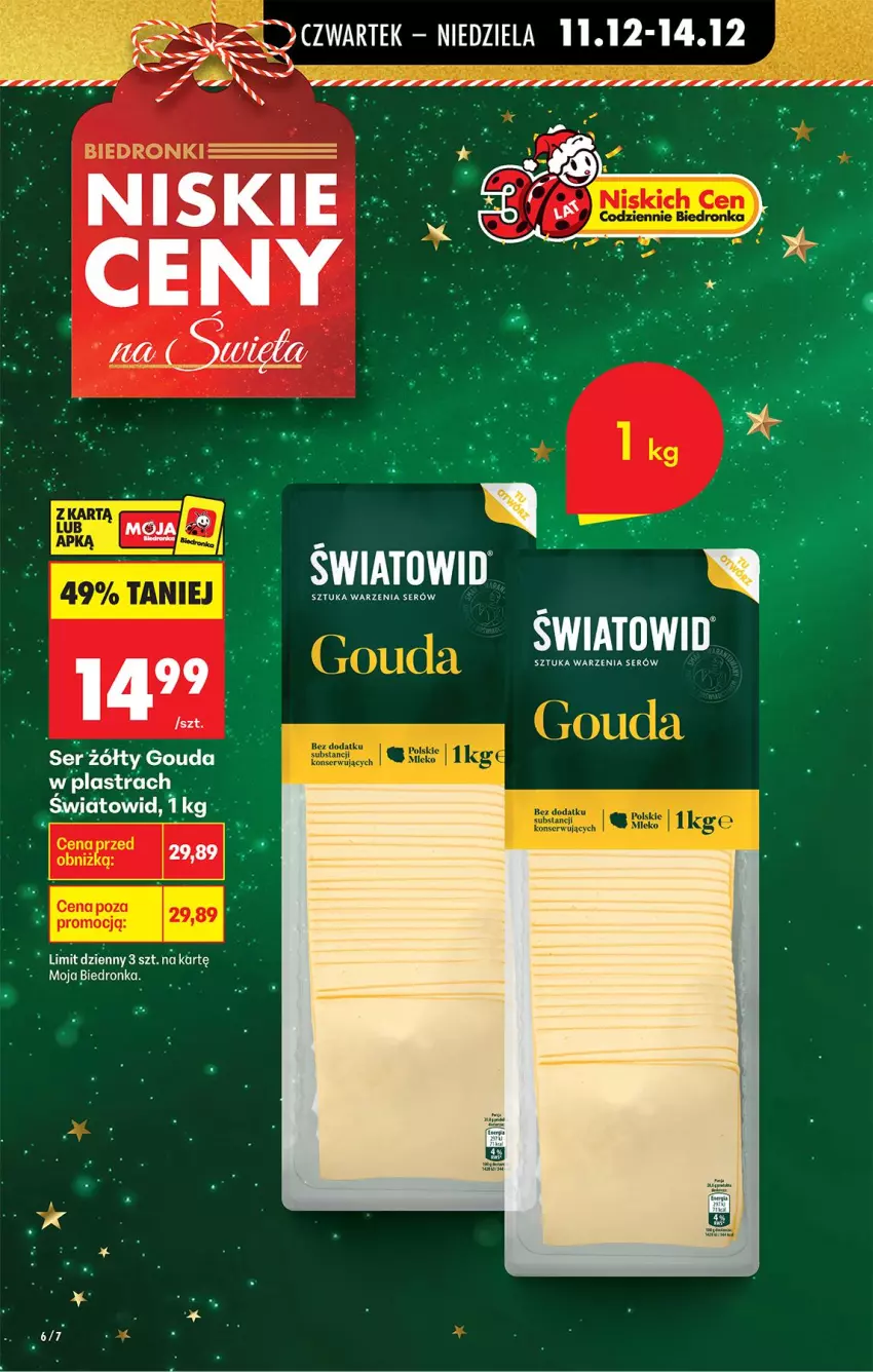 Gazetka promocyjna Biedronka - Od Czwartku - ważna 11.12 do 17.12.2025 - strona 9 - produkty: Fa, Gouda, Ser