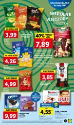 Gazetka promocyjna Lidl - GAZETKA - Gazetka - ważna od 18.01 do 18.01.2023 - strona 63 - produkty: Cheetos, Chipsy, Chrupki, Lody, Babuni, Czekolada, Popcorn, Oreo, Kinder, Milka, Fa