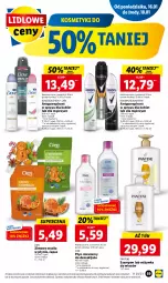 Gazetka promocyjna Lidl - GAZETKA - Gazetka - ważna od 18.01 do 18.01.2023 - strona 65 - produkty: Makijaż, Mydło w płynie, Pantene, Rexona, Płyn micelarny, Dove, Szampon, Odżywka, Mydło, Antyperspirant