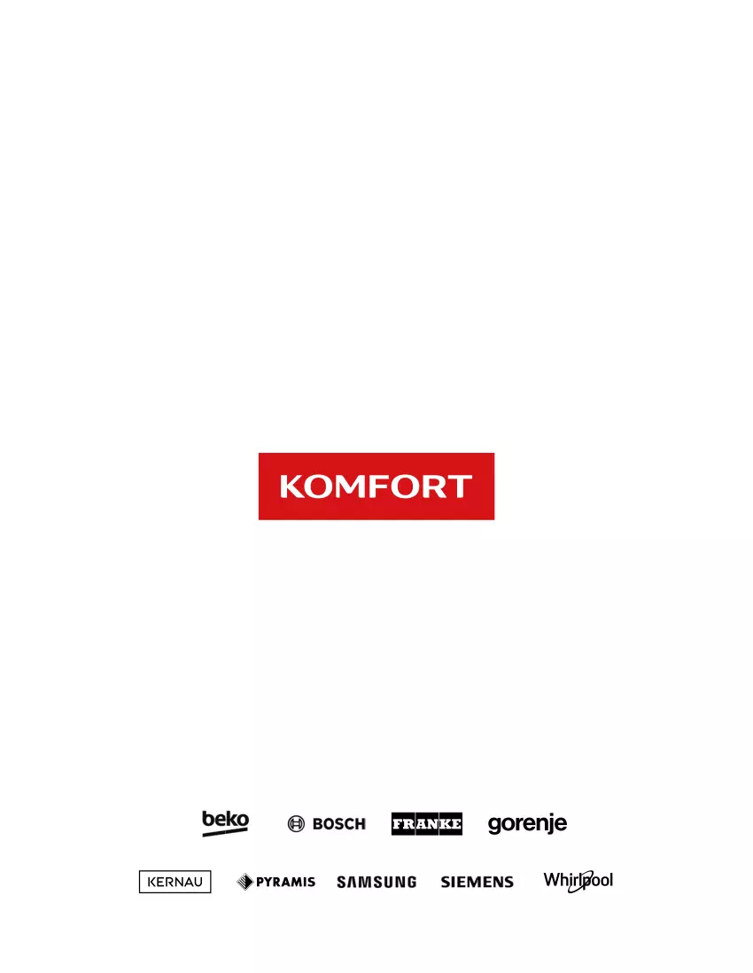 Gazetka promocyjna Komfort - Katalog urządzeń AGD - ważna 01.11.2022 do 31.03.2023 - strona 104 - produkty: Bosch, Gorenje, Kernau, Samsung, Siemens